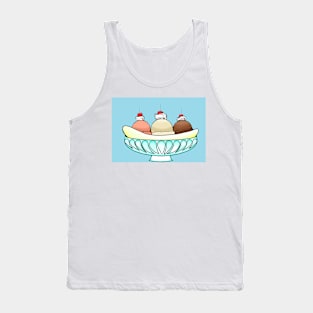 Banana Split ice cream sundae Tank Top